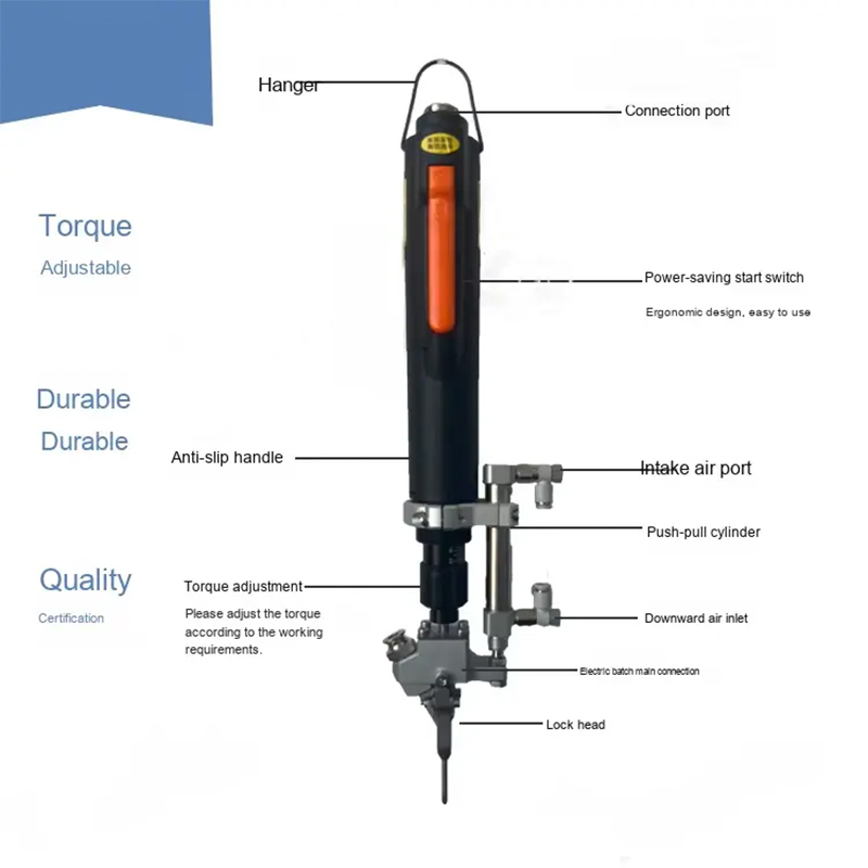 Handheld Automatic Locking Stainless Steel Screw Machine